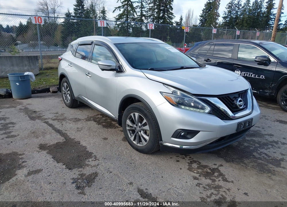 2018 NISSAN MURANO SL VIN: 5N1AZ2MH6JN107303