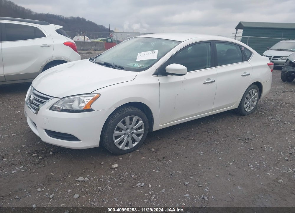 2014 NISSAN SENTRA SV VIN: 3N1AB7AP3EL623578