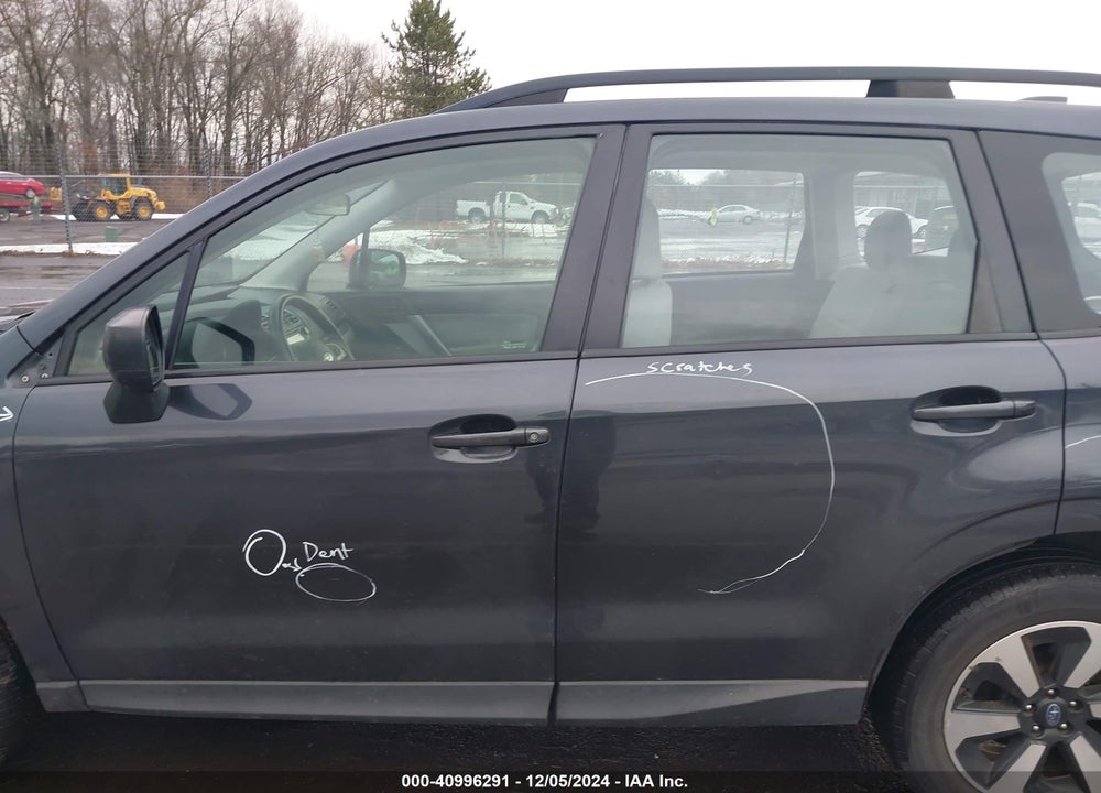 2018 SUBARU FORESTER 2.5I VIN: JF2SJABC9JH431315