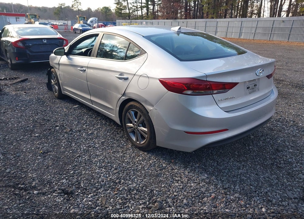 2018 HYUNDAI ELANTRA SEL VIN: KMHD84LF9JU513514
