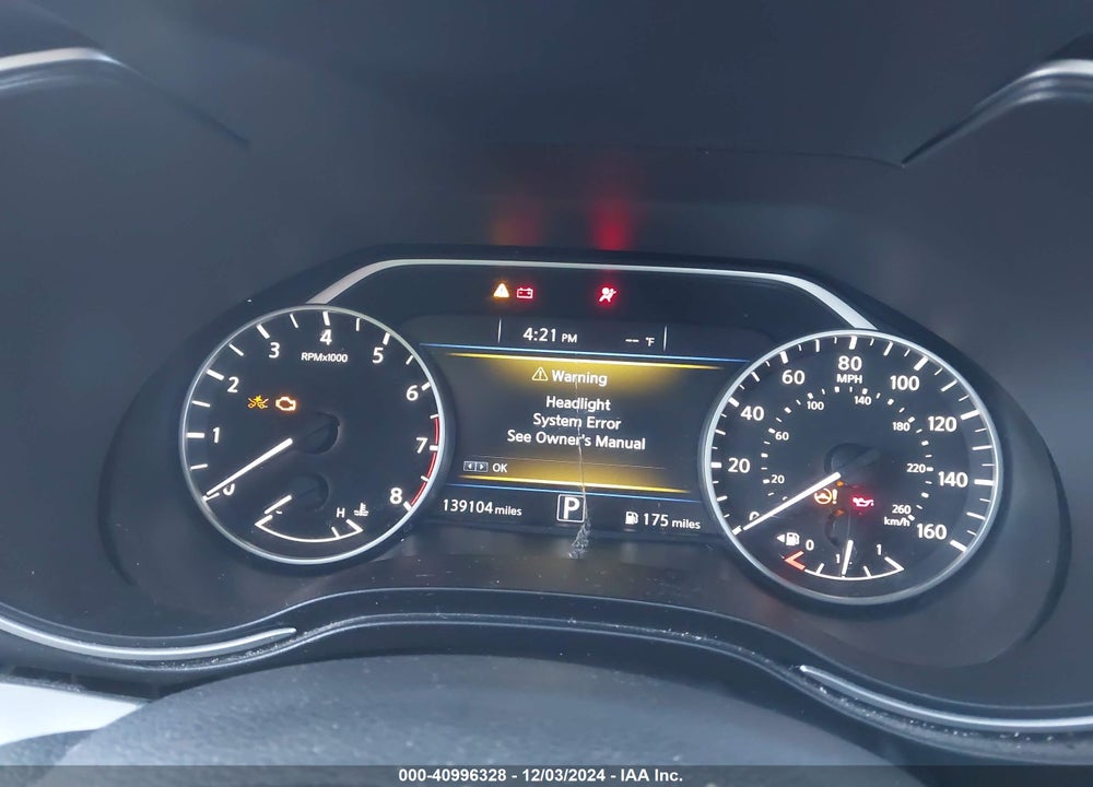 2019 NISSAN MAXIMA 3.5 SV VIN: 1N4AA6AV1KC374395