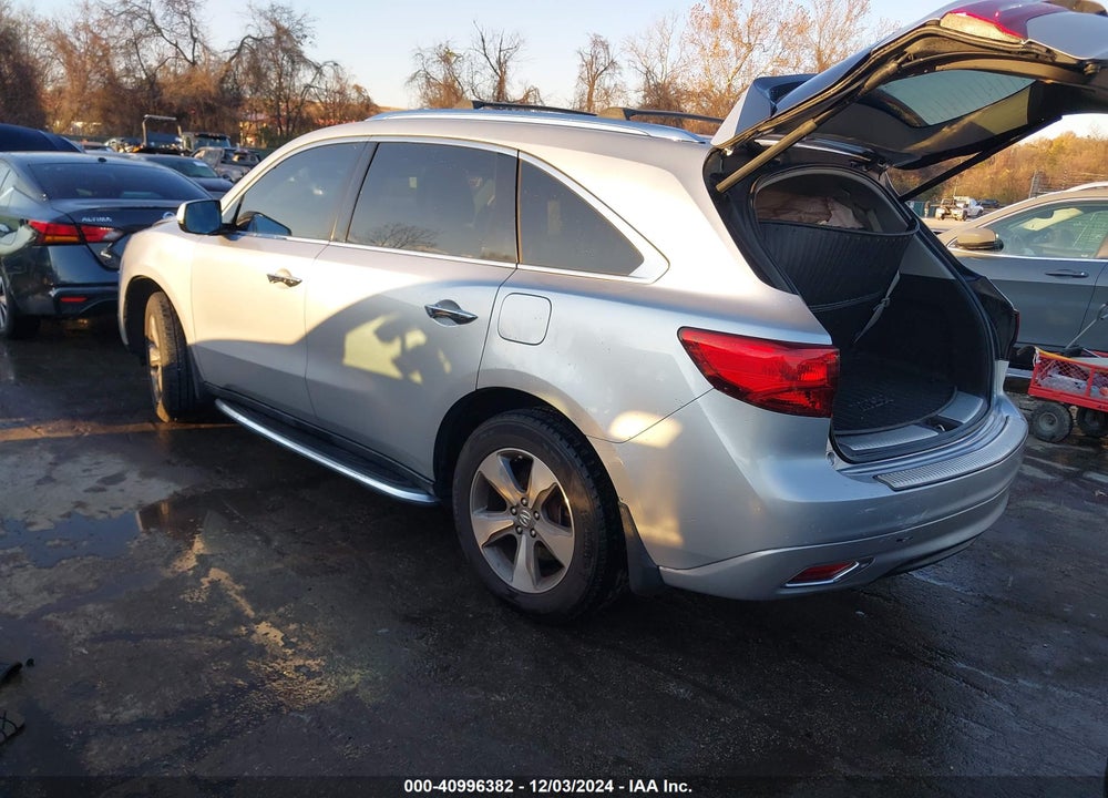 2014 ACURA MDX VIN: 5FRYD4H20EB015724