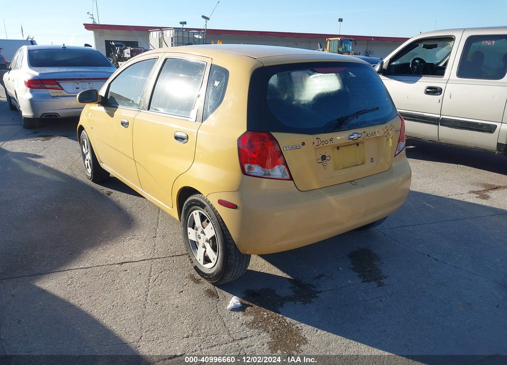 2008 CHEVROLET AVEO 5 LS VIN: KL1TD66668B137791