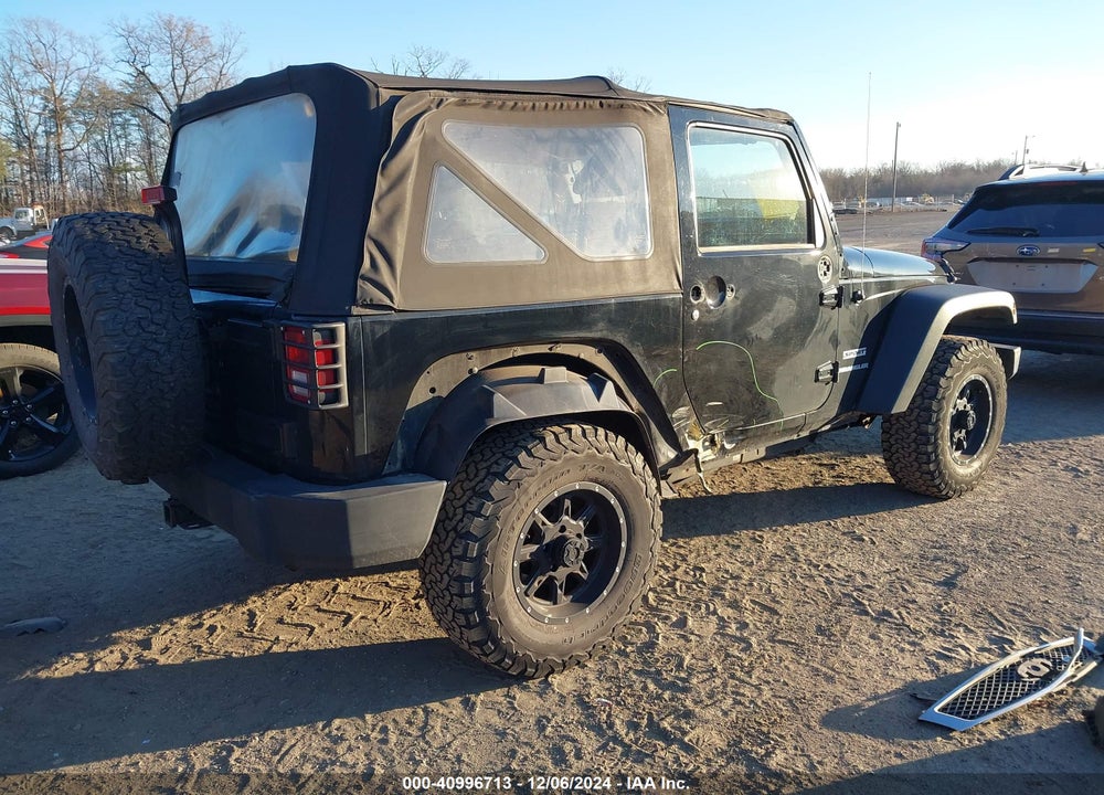 2013 JEEP WRANGLER SPORT VIN: 1C4AJWAG4DL534896