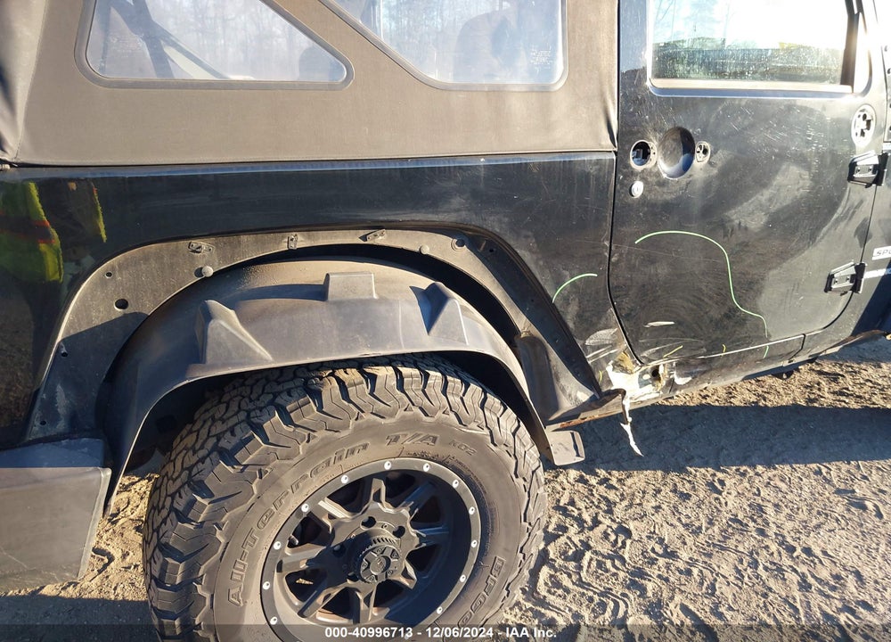 2013 JEEP WRANGLER SPORT VIN: 1C4AJWAG4DL534896