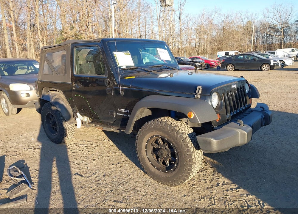 2013 JEEP WRANGLER SPORT VIN: 1C4AJWAG4DL534896