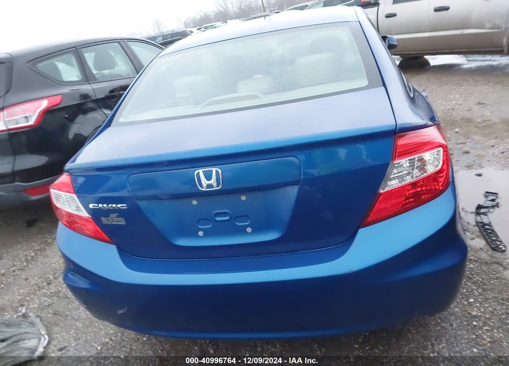 2012 HONDA CIVIC EX VIN: 19XFB2F88CE001289