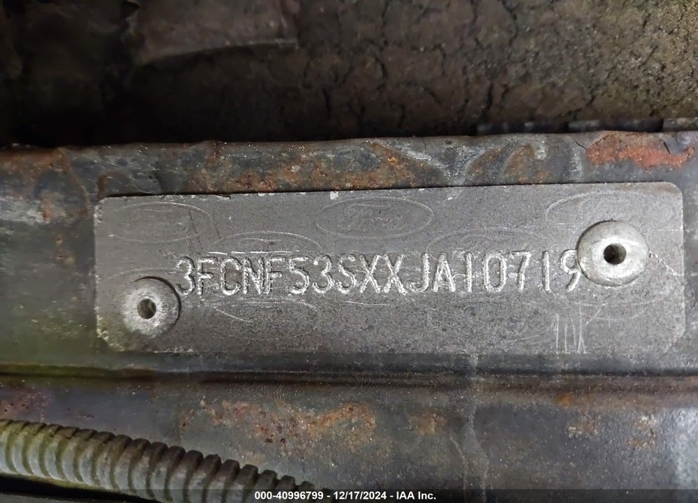 1999 FORD F550 SUPER DUTY STRIPPED CHASS VIN: 3FCNF53SXXJA10719