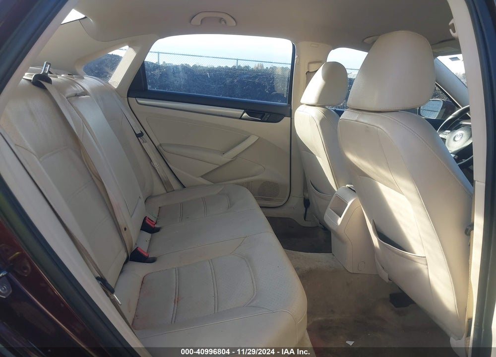 2013 VOLKSWAGEN PASSAT 2.5L WOLFSBURG EDITION VIN: 1VWAP7A38DC133365