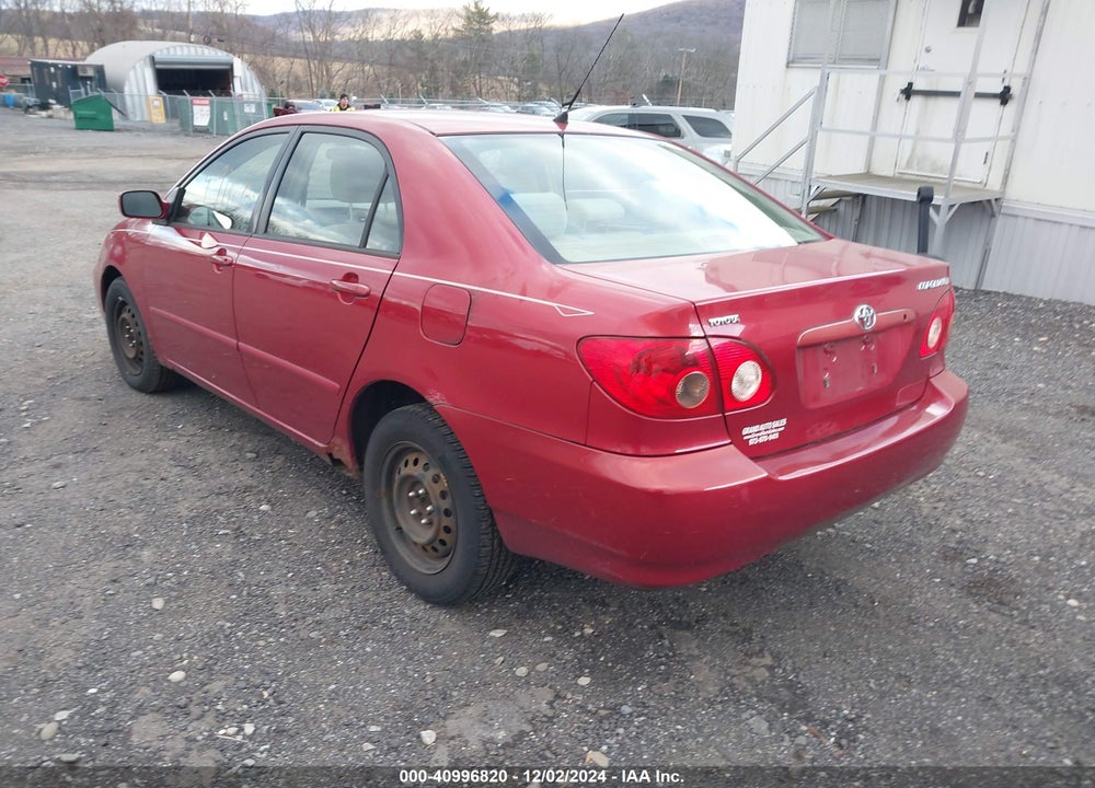 2007 TOYOTA COROLLA LE VIN: JTDBR32E770119392