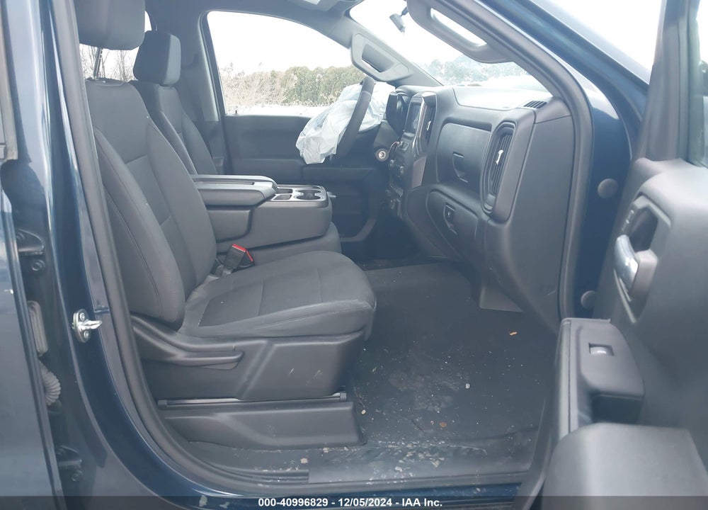 2021 CHEVROLET SILVERADO 1500 4WD STANDARD BED CUSTOM VIN: 1GCRYBEK2MZ373502