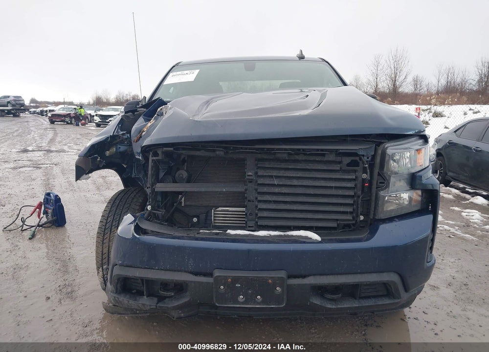 2021 CHEVROLET SILVERADO 1500 4WD STANDARD BED CUSTOM VIN: 1GCRYBEK2MZ373502