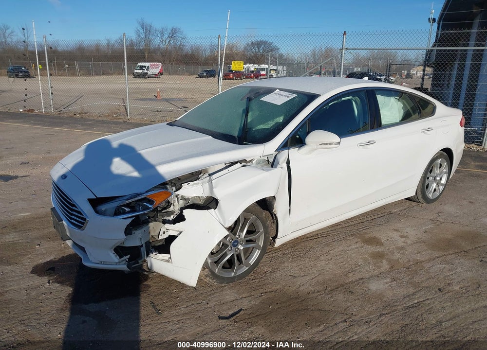 2019 FORD FUSION SEL VIN: 3FA6P0CD1KR154116