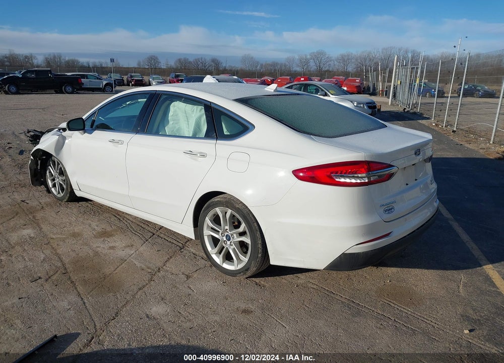2019 FORD FUSION SEL VIN: 3FA6P0CD1KR154116