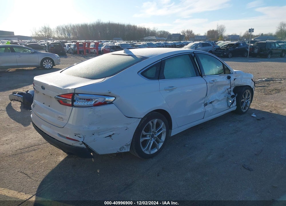 2019 FORD FUSION SEL VIN: 3FA6P0CD1KR154116