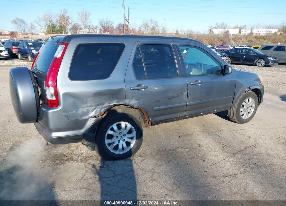2006 HONDA CR-V SE VIN: JHLRD78986C046273