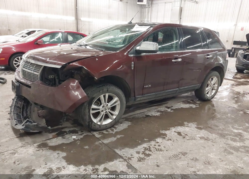 2010 LINCOLN MKX VIN: 2LMDJ8JC8ABJ09165