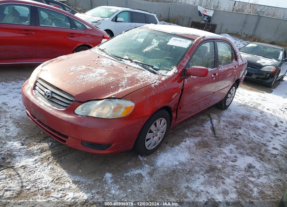 2004 TOYOTA COROLLA LE VIN: JTDBR32E142040395
