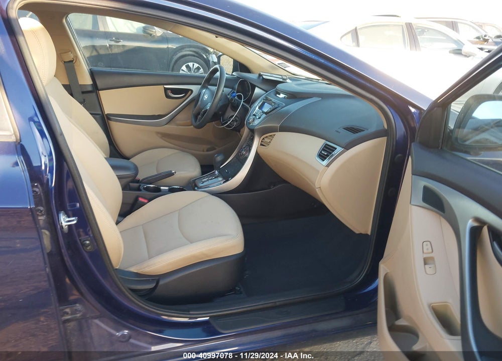 2013 HYUNDAI ELANTRA GLS VIN: 5NPDH4AE7DH196877