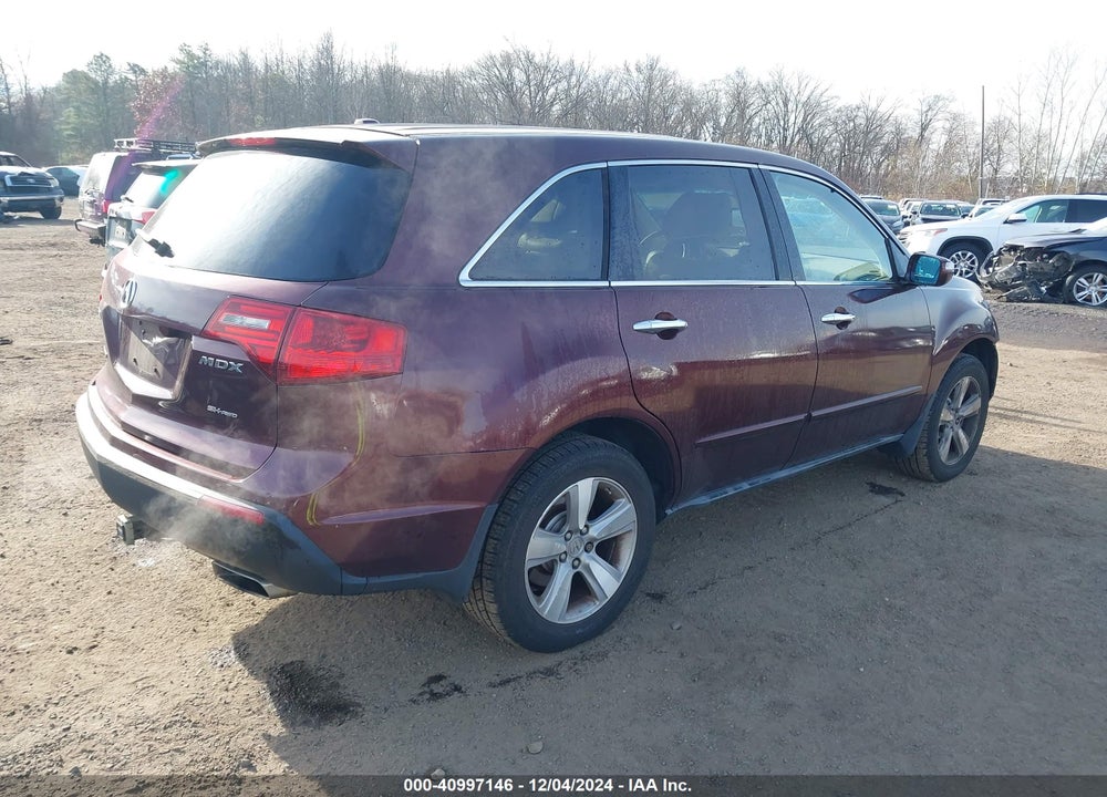 2012 ACURA MDX TECHNOLOGY PACKAGE VIN: 2HNYD2H37CH530848