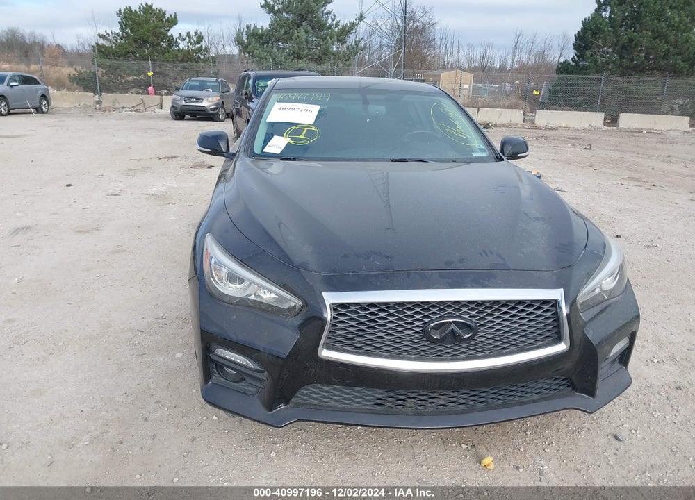 2016 INFINITI Q50 3.0T RED SPORT 400 VIN: JN1FV7AR5GM450041