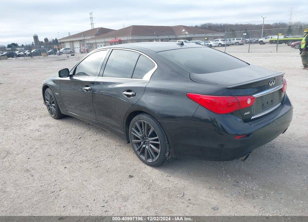 2016 INFINITI Q50 3.0T RED SPORT 400 VIN: JN1FV7AR5GM450041