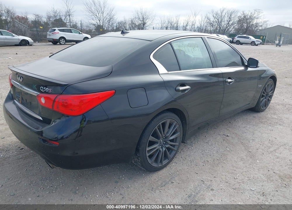 2016 INFINITI Q50 3.0T RED SPORT 400 VIN: JN1FV7AR5GM450041