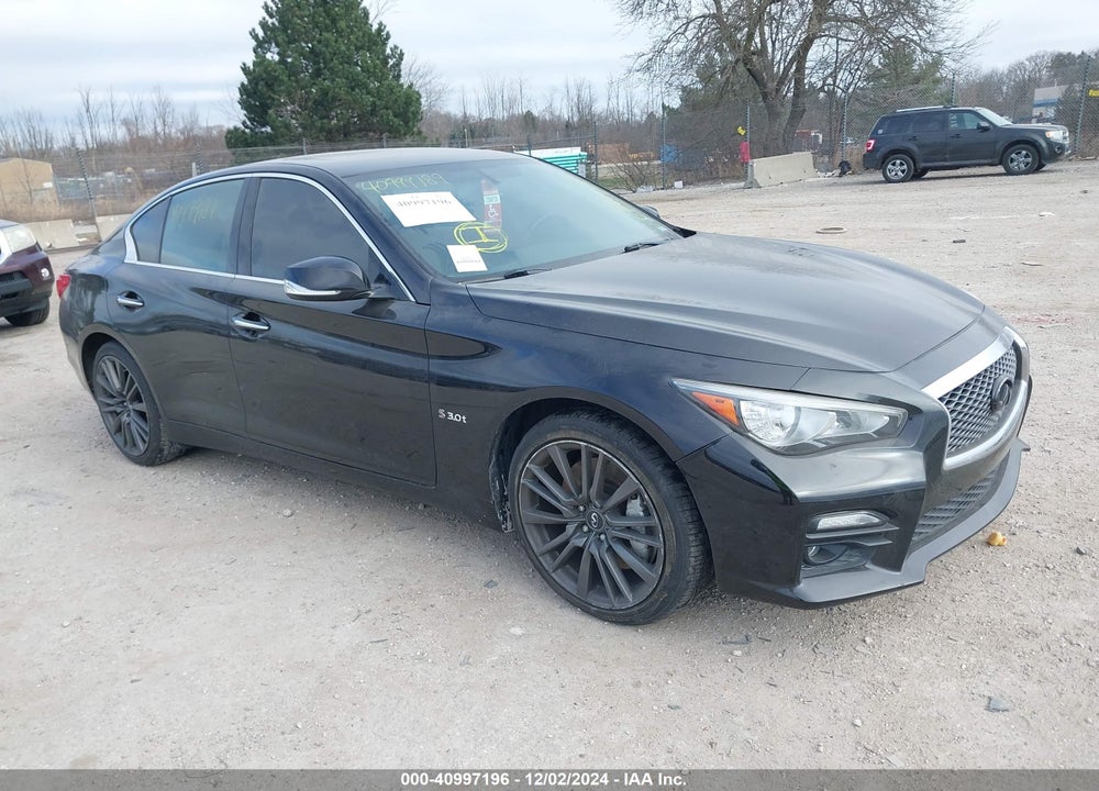 2016 INFINITI Q50 3.0T RED SPORT 400 VIN: JN1FV7AR5GM450041