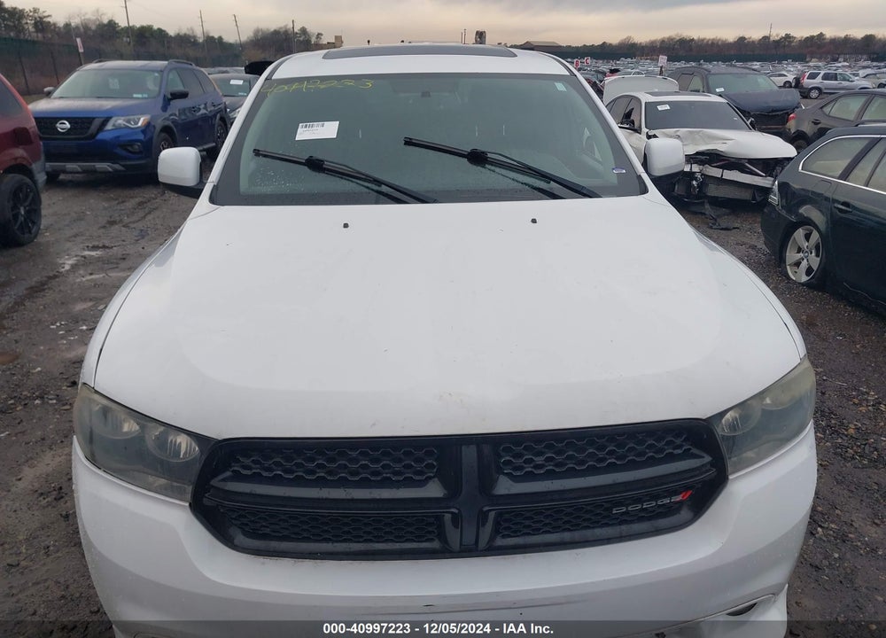 2013 DODGE DURANGO SXT VIN: 1C4RDJAG2DC683224