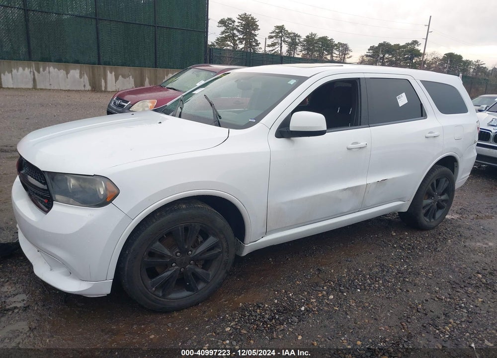 2013 DODGE DURANGO SXT VIN: 1C4RDJAG2DC683224