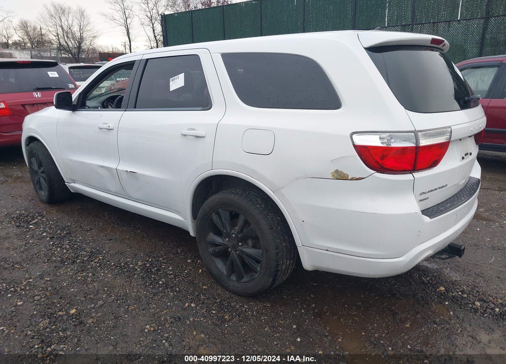 2013 DODGE DURANGO SXT VIN: 1C4RDJAG2DC683224