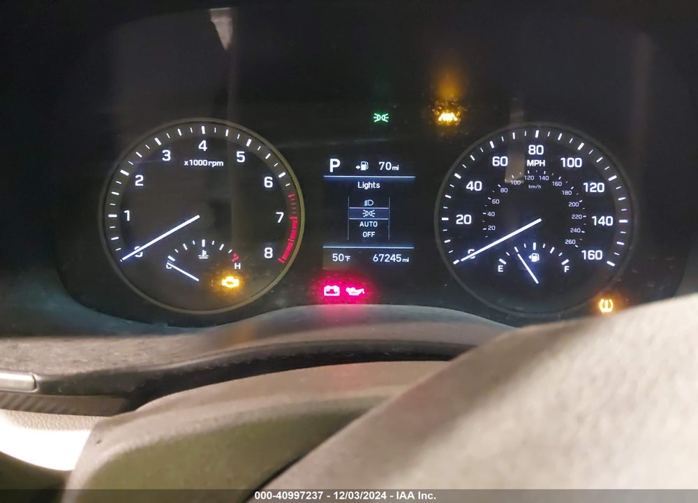 2019 HYUNDAI TUCSON SE VIN: KM8J23A46KU869940