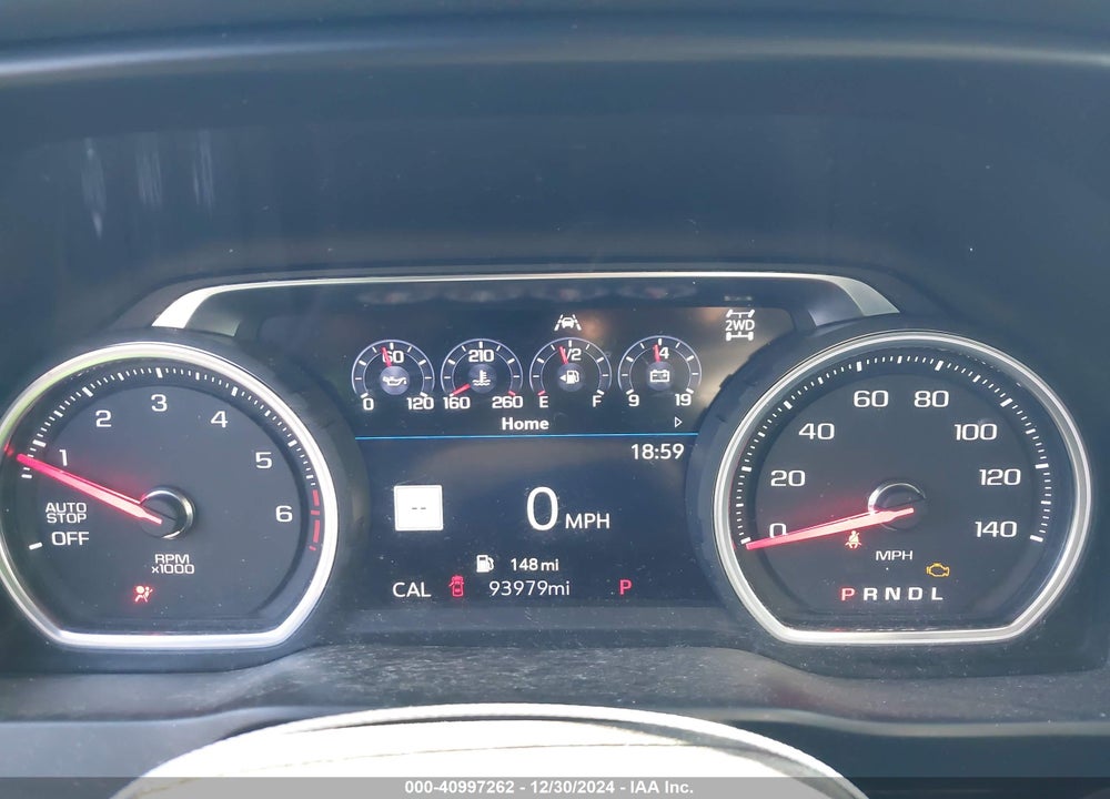 2019 CHEVROLET SILVERADO 1500 HIGH COUNTRY VIN: 1GCUYHEL0KZ228249