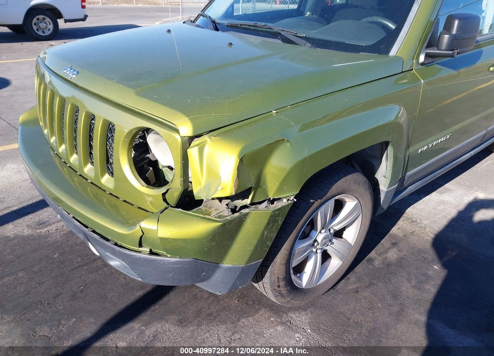 2012 JEEP PATRIOT LATITUDE VIN: 1C4NJPFB0CD586653