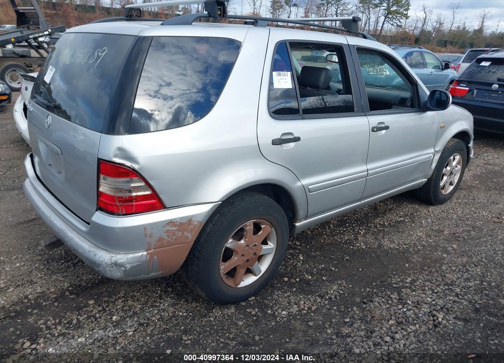 1999 MERCEDES-BENZ ML 430 VIN: 4JGAB72EXXA114717