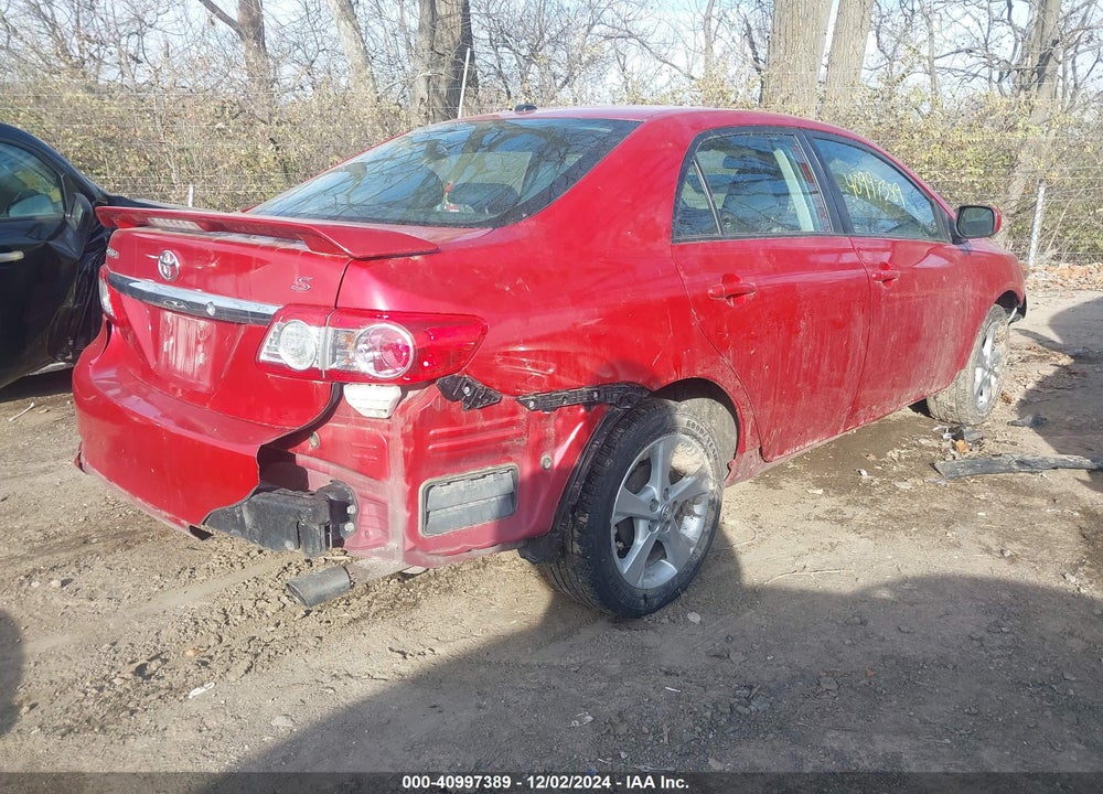 2011 TOYOTA COROLLA S VIN: 2T1BU4EE5BC641405