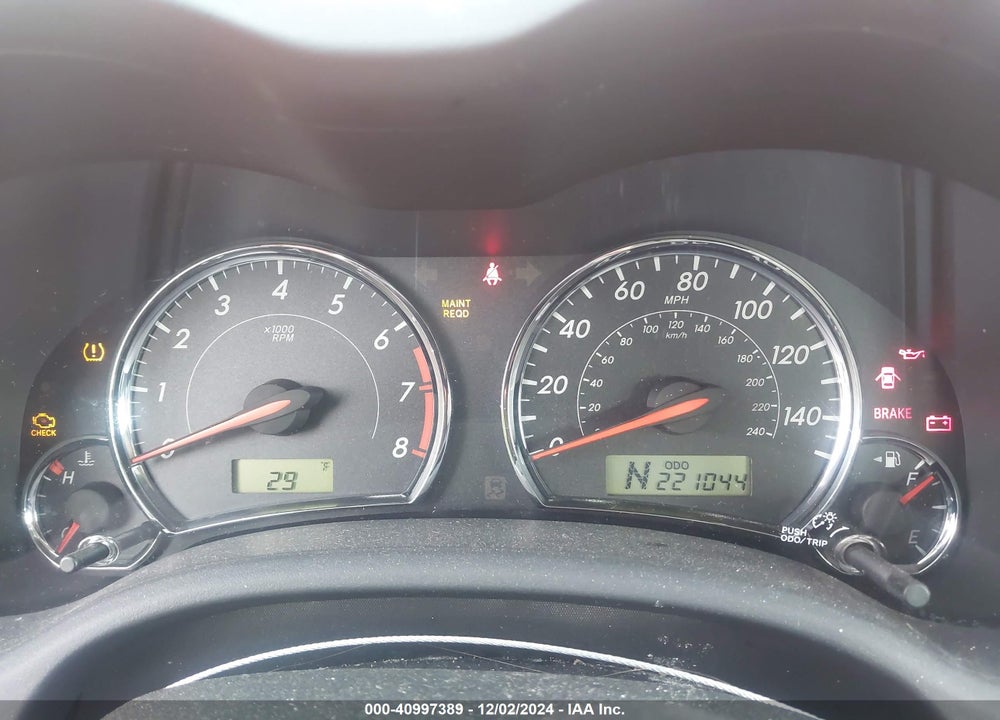 2011 TOYOTA COROLLA S VIN: 2T1BU4EE5BC641405