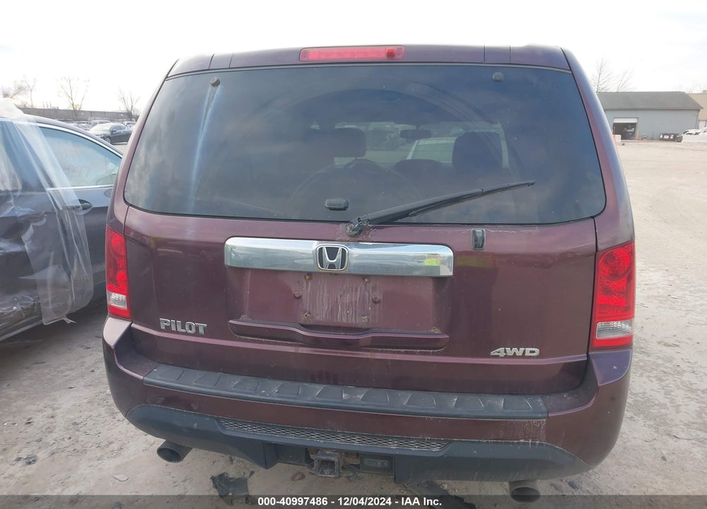 2013 HONDA PILOT EX-L VIN: 5FNYF4H5XDB057483