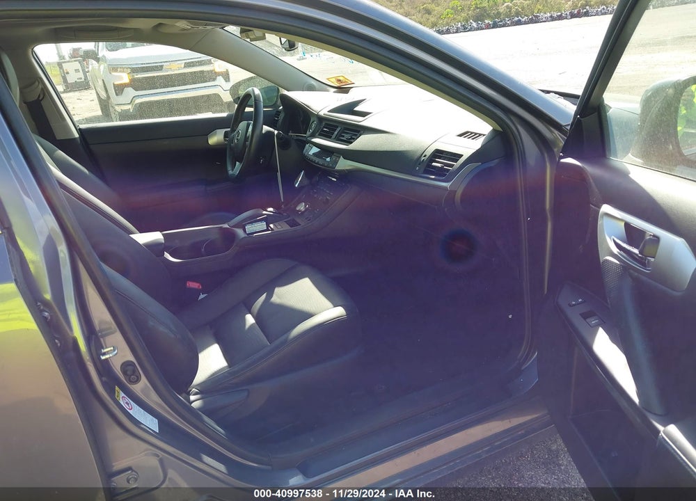 2012 LEXUS CT 200H PREMIUM VIN: JTHKD5BH3C2106673