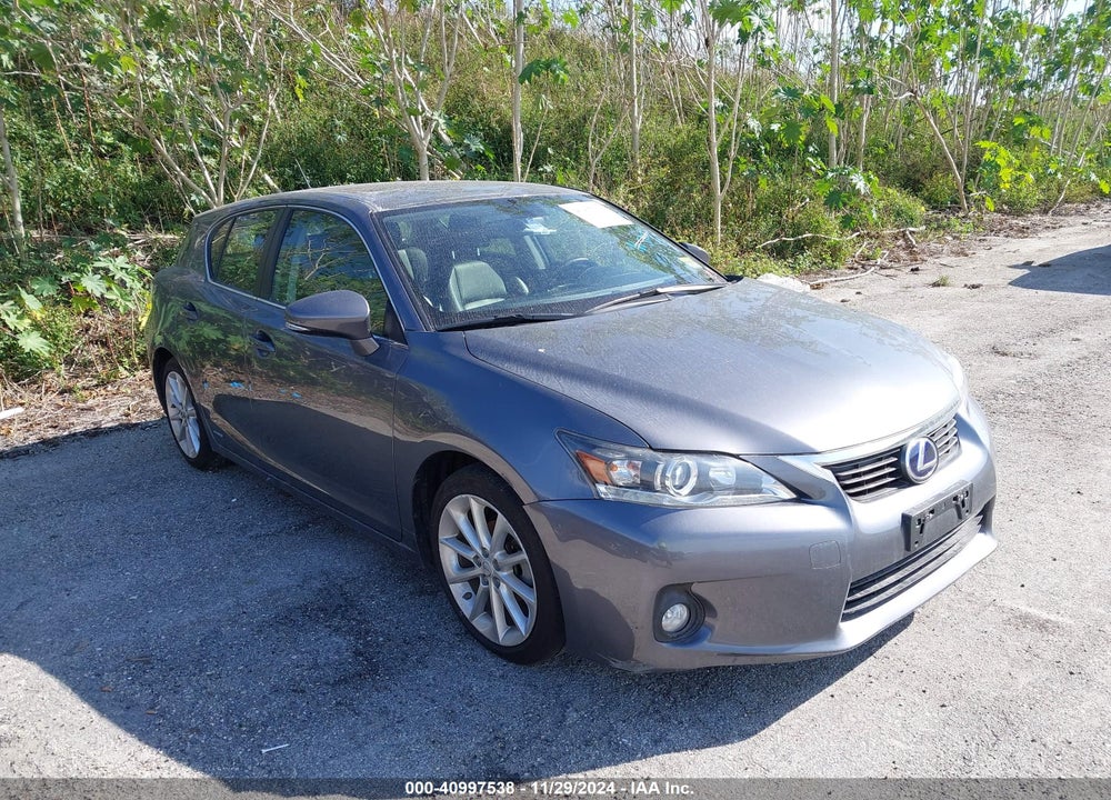 2012 LEXUS CT 200H PREMIUM VIN: JTHKD5BH3C2106673