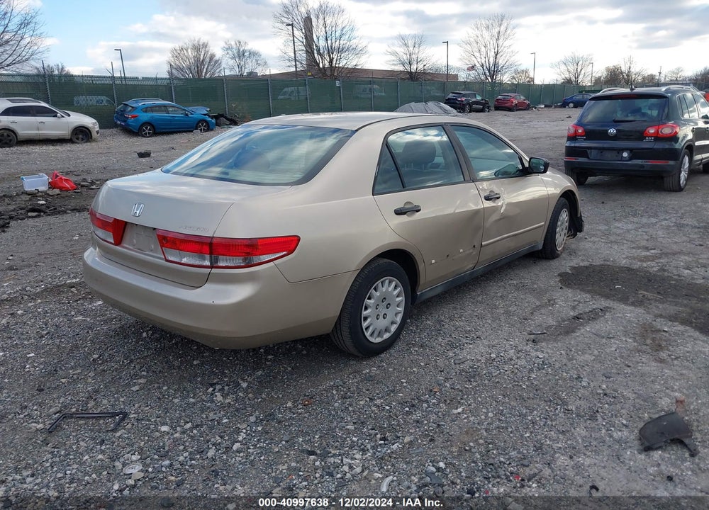 2004 HONDA ACCORD 2.4 DX VIN: 1HGCM56174A019189