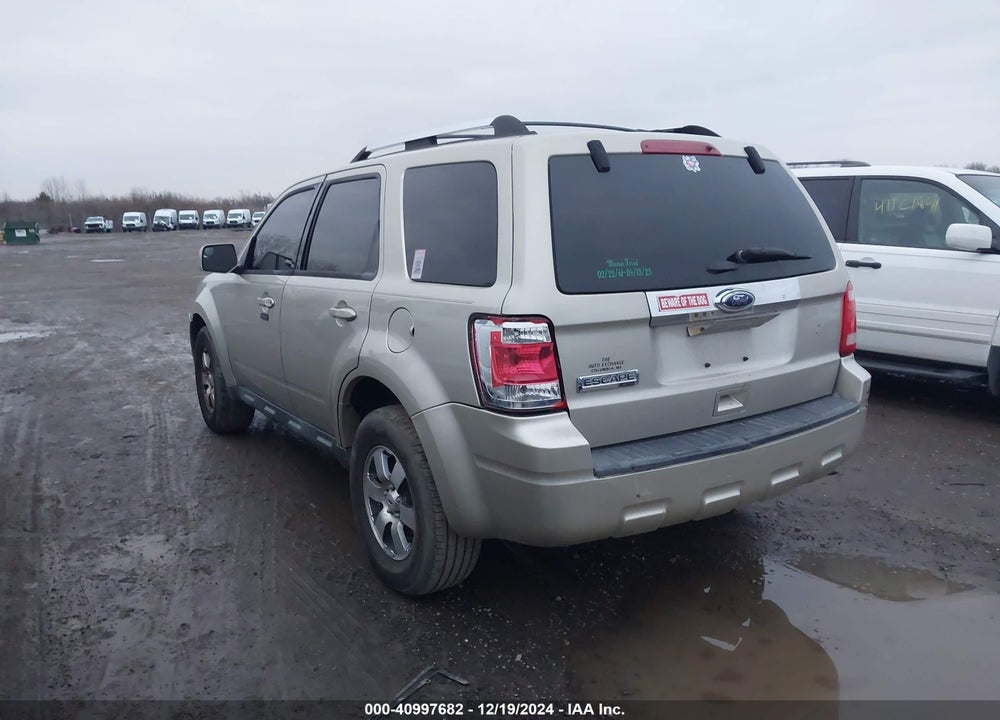 2011 FORD ESCAPE LIMITED VIN: 1FMCU0E7XBKC54356