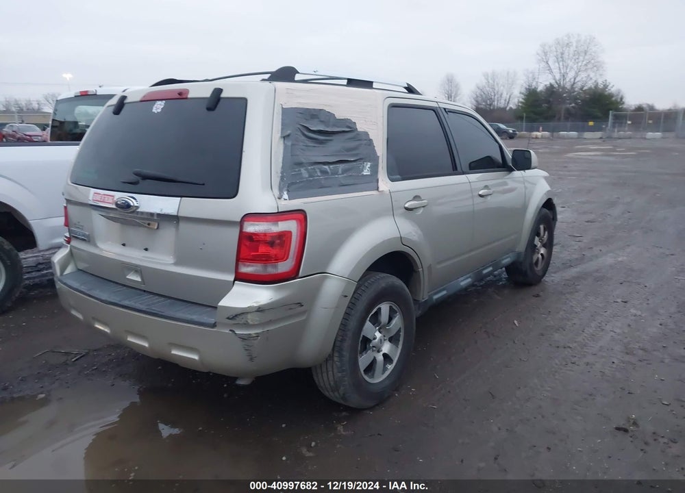 2011 FORD ESCAPE LIMITED VIN: 1FMCU0E7XBKC54356