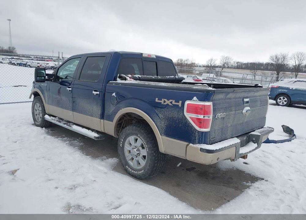 2011 FORD F-150 LARIAT VIN: 1FTFW1E62BFA77416