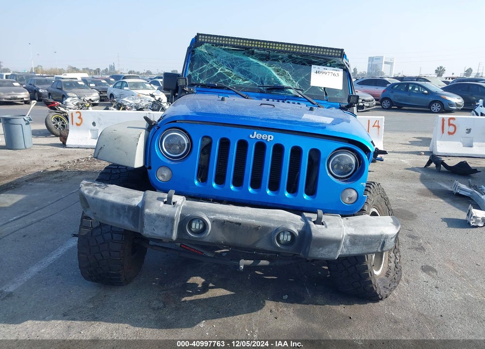 2016 JEEP WRANGLER SPORT VIN: 1C4AJWAG8GL116538