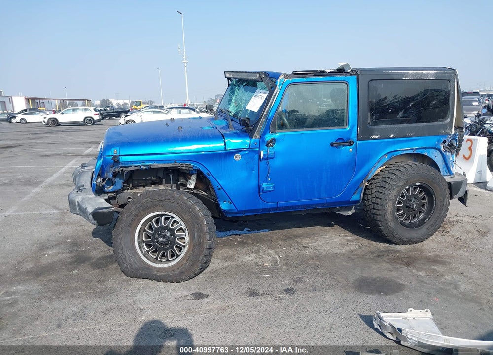 2016 JEEP WRANGLER SPORT VIN: 1C4AJWAG8GL116538