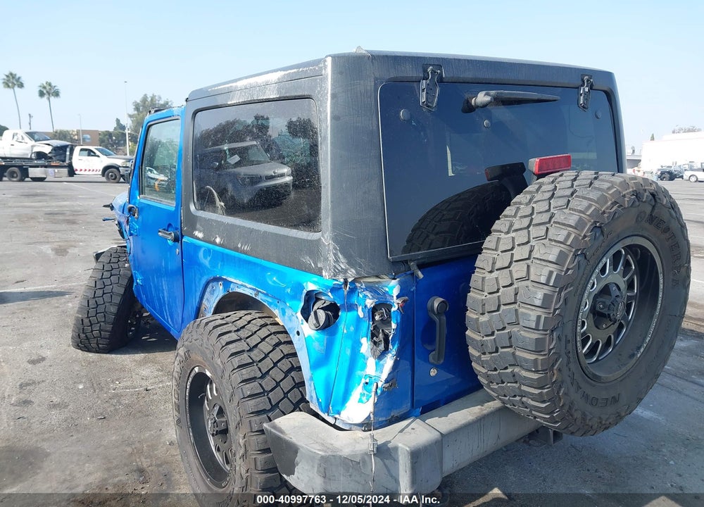 2016 JEEP WRANGLER SPORT VIN: 1C4AJWAG8GL116538