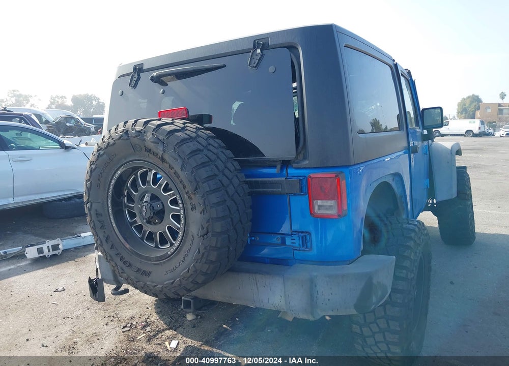 2016 JEEP WRANGLER SPORT VIN: 1C4AJWAG8GL116538
