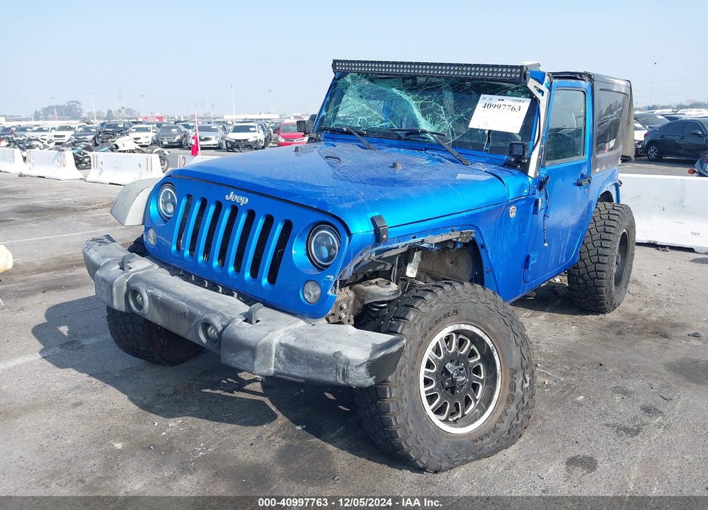 2016 JEEP WRANGLER SPORT VIN: 1C4AJWAG8GL116538