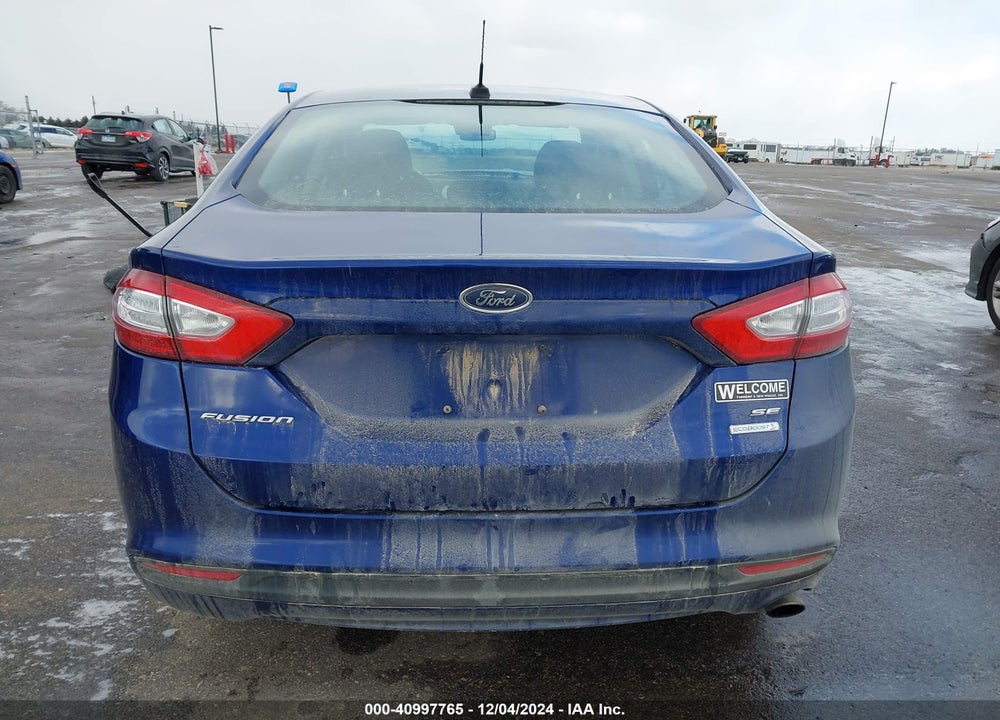 2013 FORD FUSION VIN: 3FA6P0HR1DR125593